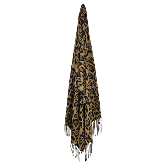 Klassisk Leopard Print Halstørklæde| MAS SELECTION