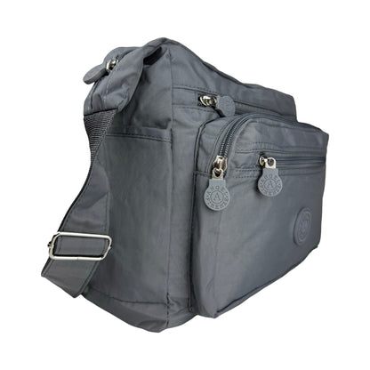 MS Klassisk Skuldertaske i Grå | MAS SELECTION