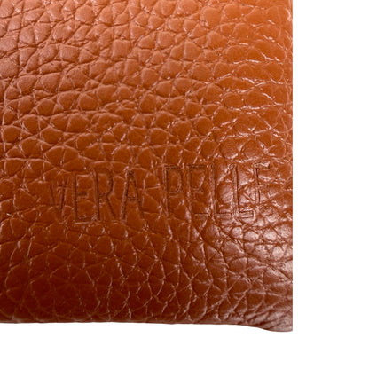 Ægte Læder Clutch i Brun