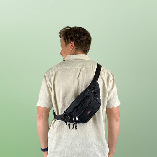 Casual Bæltetaske Sort| MAS SELECTION