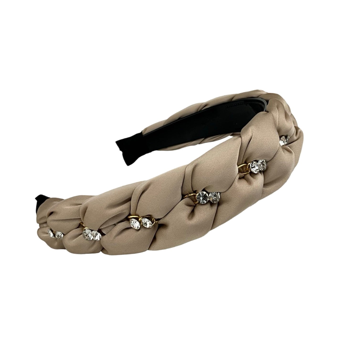 Hårbøjle med Diamant Beige| MAS SELECTION