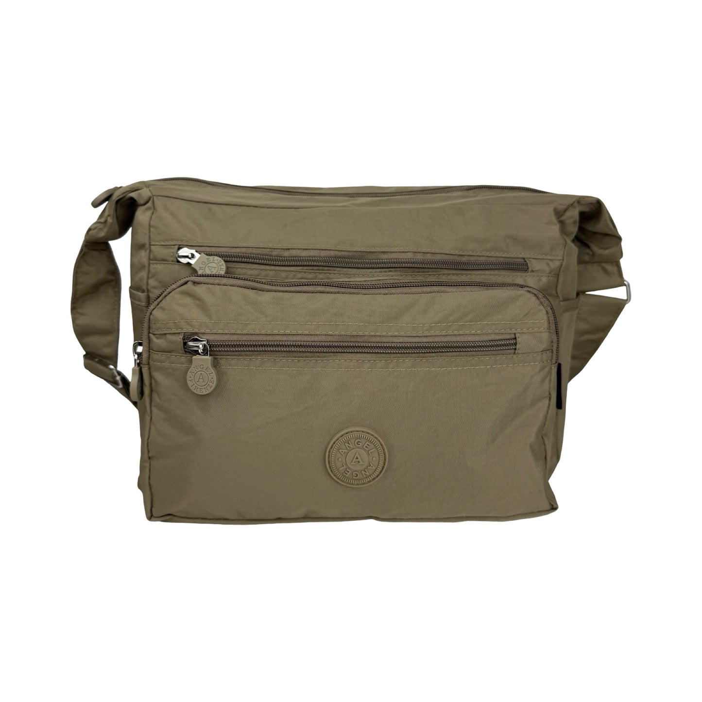 MS Klassisk Skuldertaske i Khaki | MAS SELECTION