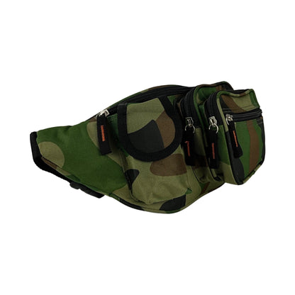 Funktionel Bæltetaske Camouflage Grøn