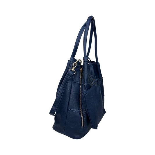 Veronica Tote Taske Mørkeblå | MAS SELECTION