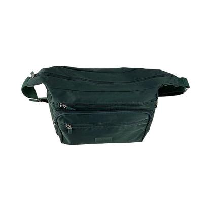 MS Klassisk Skuldertaske/Crossbody Mørkegrøn| MAS SELECTION