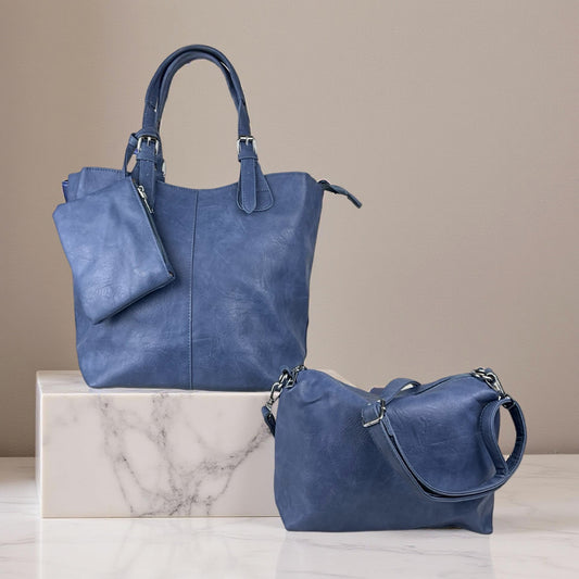 Elisa 3 i 1 Shopper Lyseblå
