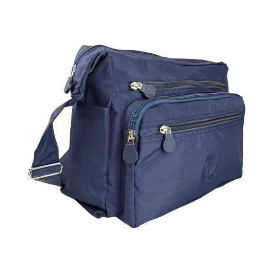 MS Klassisk Skuldertaske i Mørkeblå | MAS SELECTION