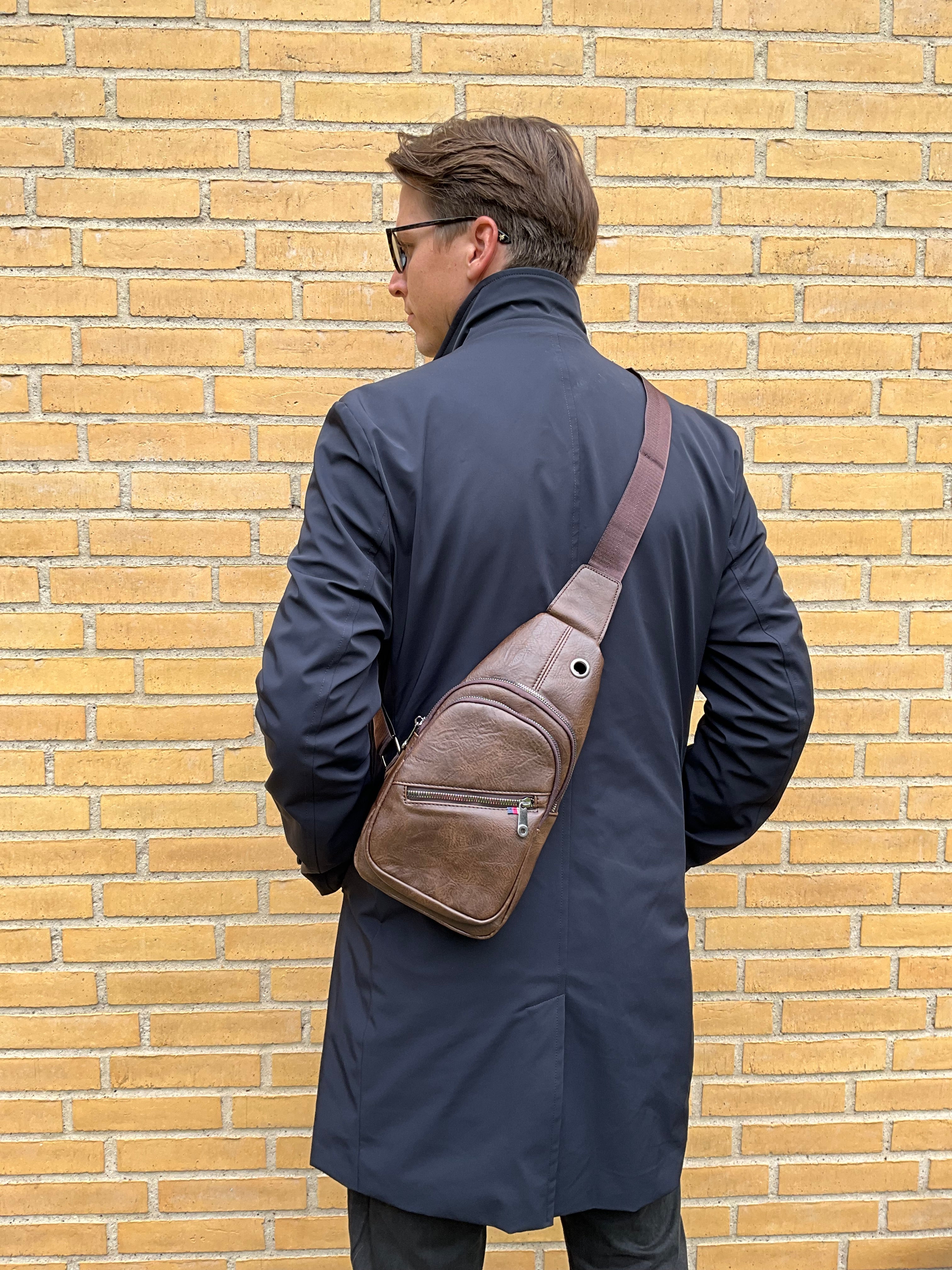 Slyngetaske Mørkebrun | MAS SELECTION