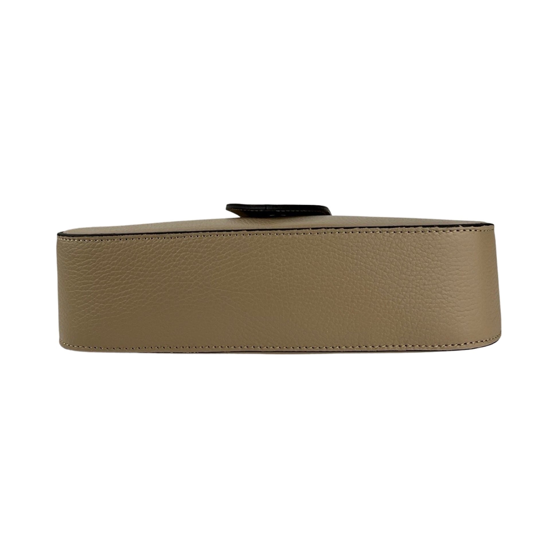 Evana Ægte Læder Taske Beige| MAS SELECTION