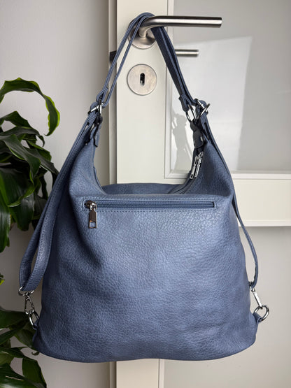 Multifunktionel Rygsæk og Skuldertaske Lyseblå