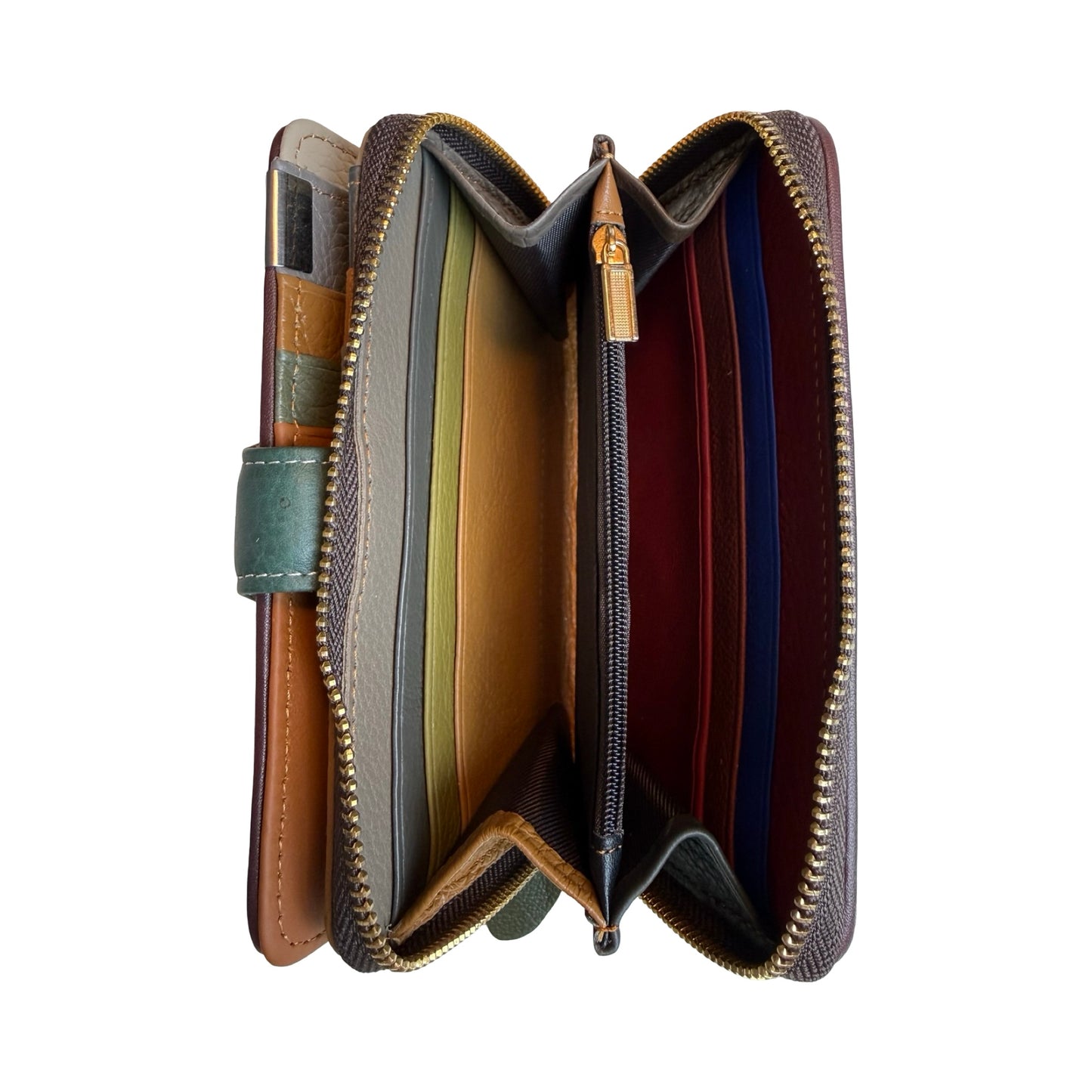 Mellemstor Damepung i Ægte Læder