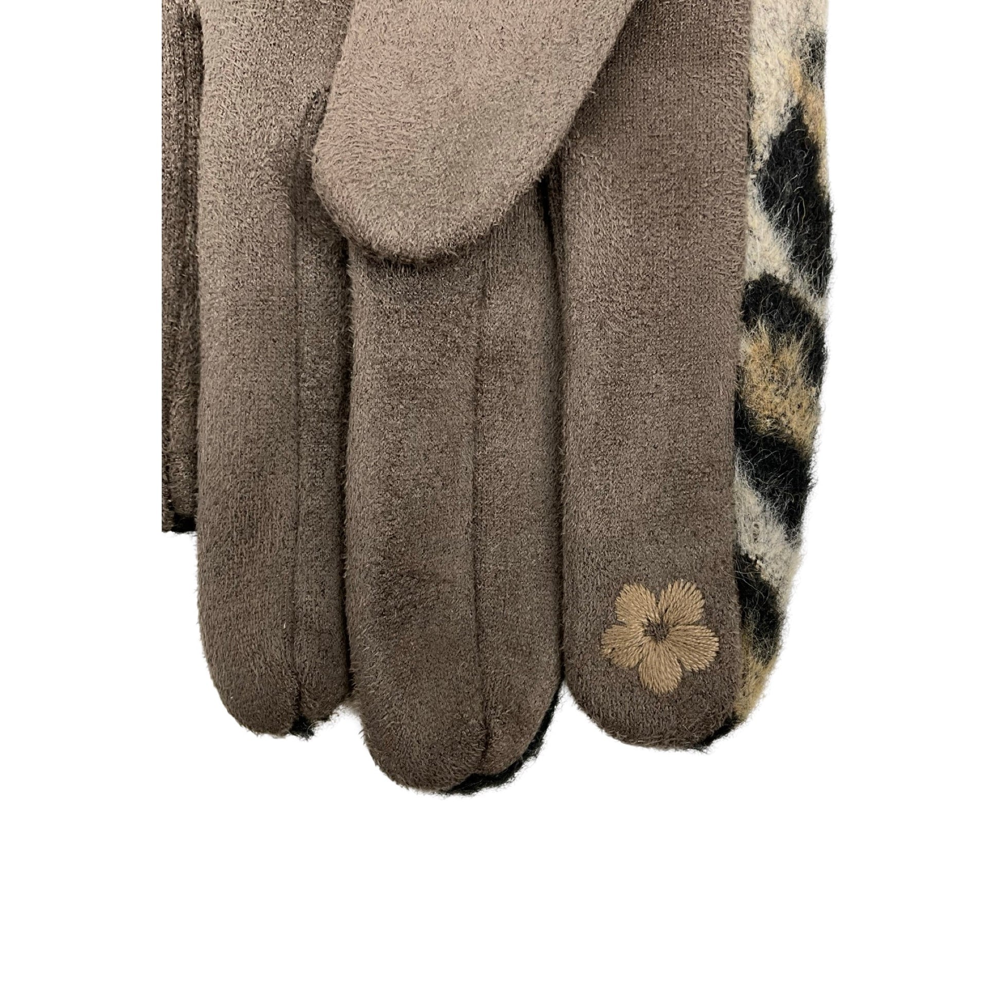 Leopard Handsker Cederbrun| MAS SELECTION