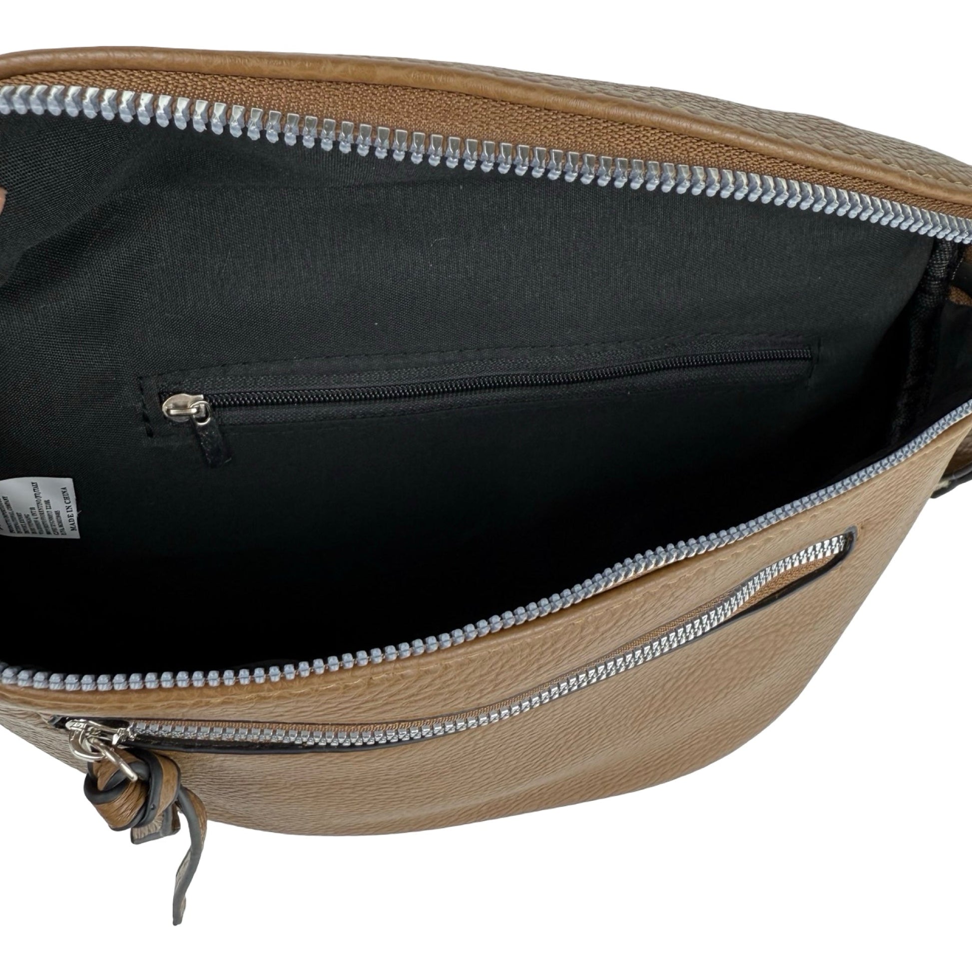 MAS SELECTION MS Bumbag åben inderside i Mudderfarve