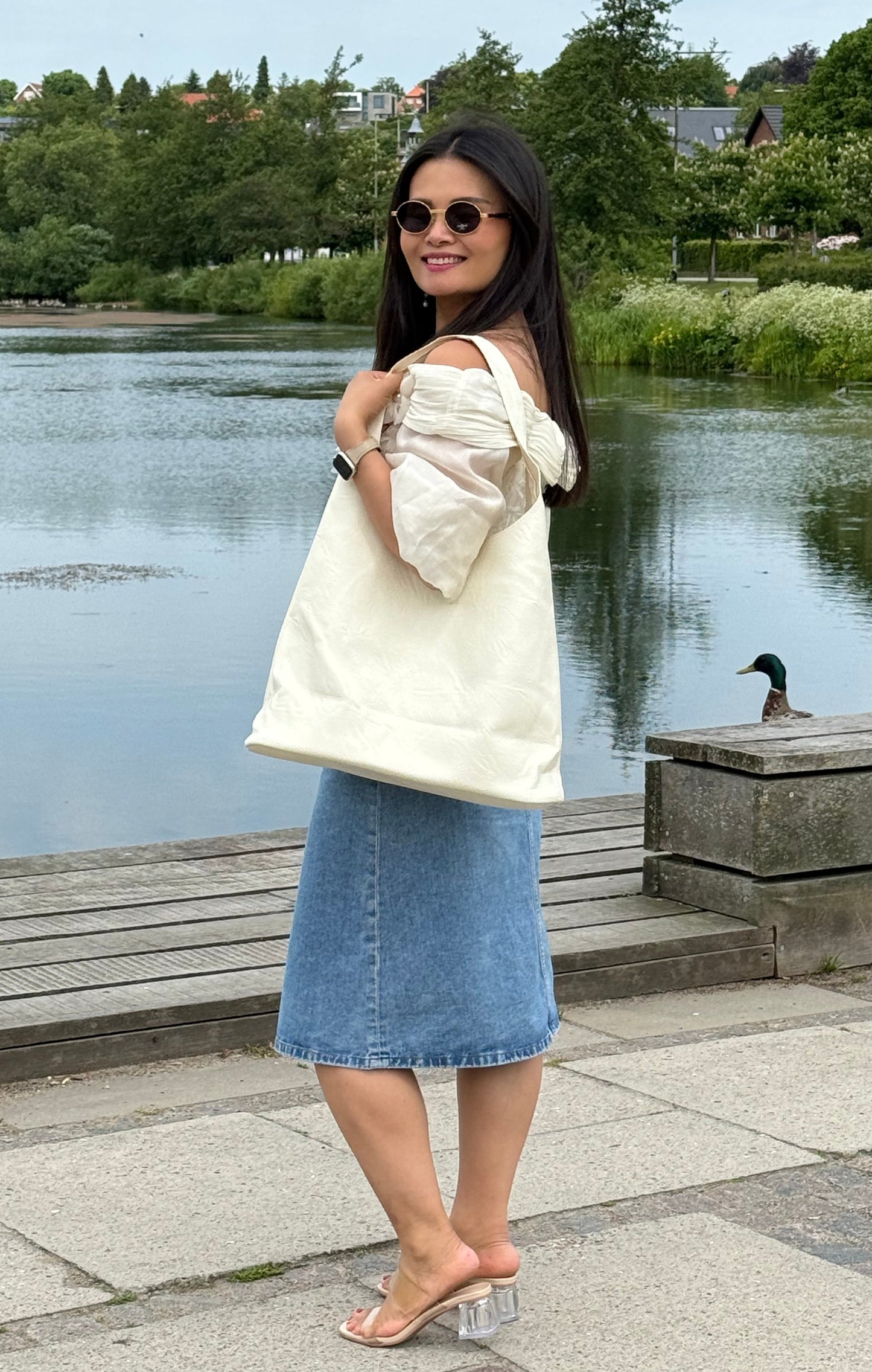 Ida Shopper Sæt Beige