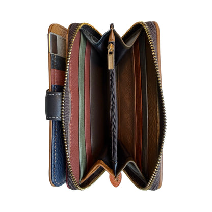 Mellemstor Damepung i Ægte Læder