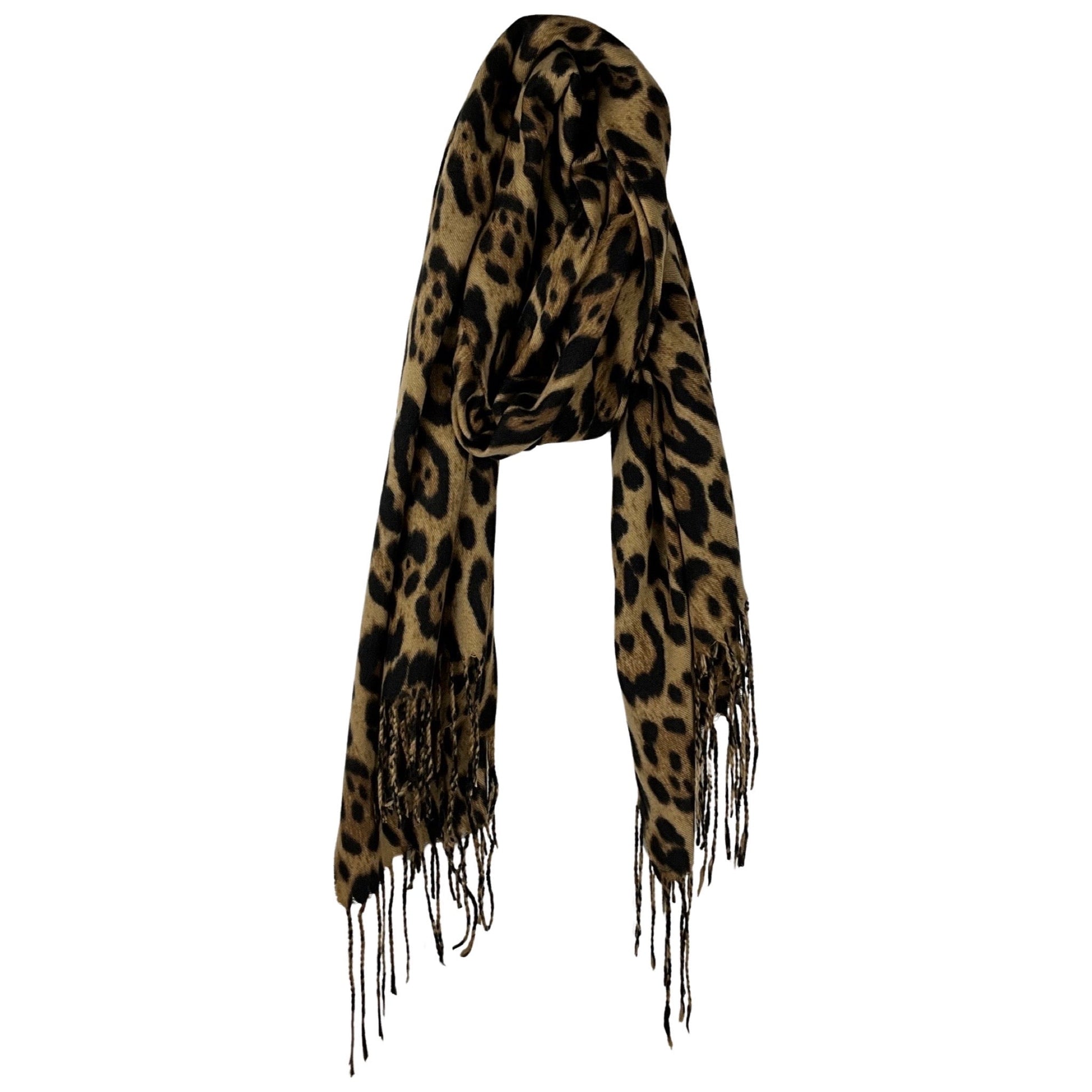 Klassisk Leopard Print Halstørklæde| MAS SELECTION