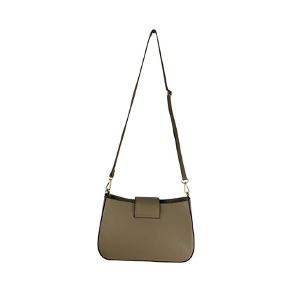 Evana Ægte Læder Taske Beige| MAS SELECTION