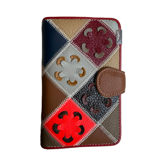 Mellemstor Damepung i Ægte Læder