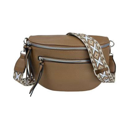 MAS SELECTION MS Bumbag med rem forside i Mudderfarve