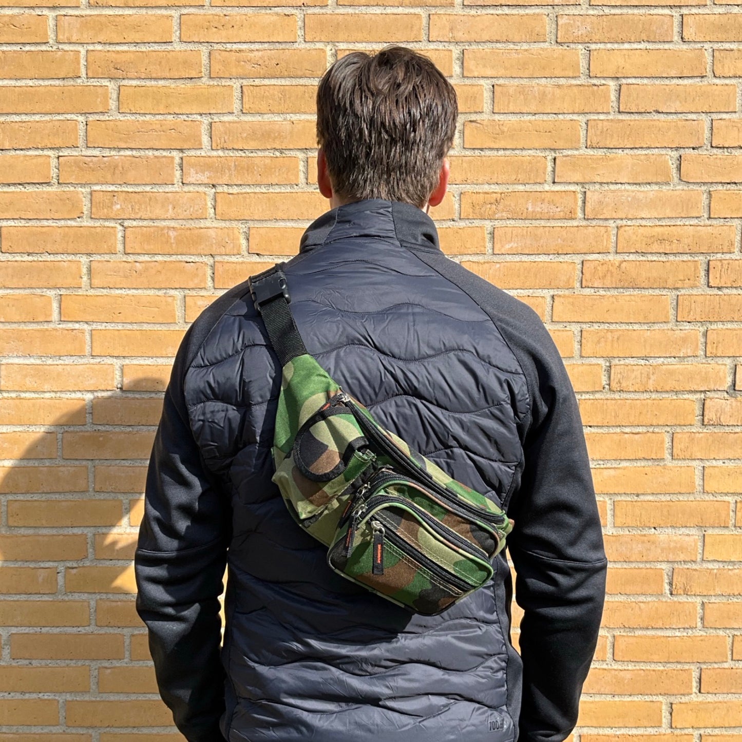 Funktionel Bæltetaske Camouflage Grøn