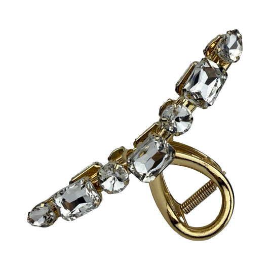 Elegant hårklemme med klare krystaller | MAS SELECTION