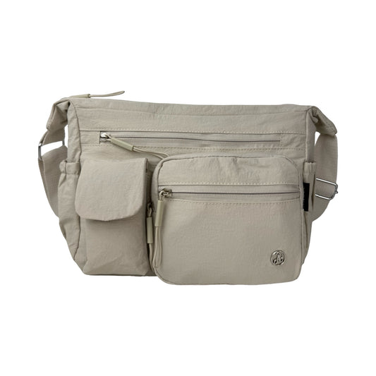 Amelie Skuldertaske i Beige | MAS SELECTION