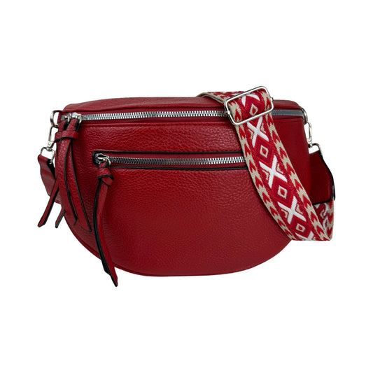 MAS SELECTION MS Bumbag med rem forside i rød
