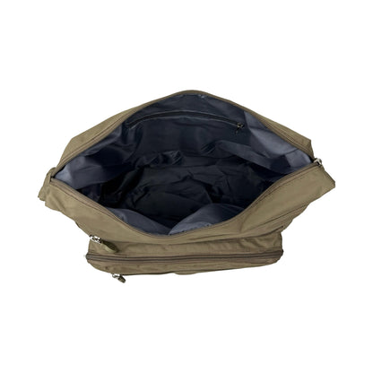 MS Klassisk Skuldertaske i Khaki | MAS SELECTION