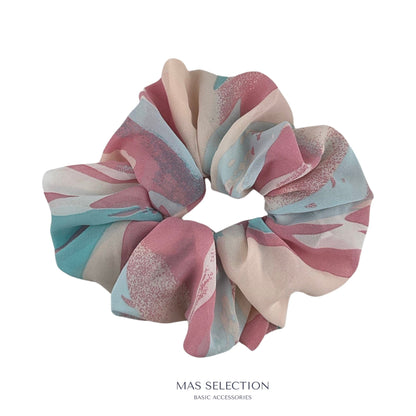 Satin Stor Scrunchie Mix af Farver Lyserød| MAS SELECTION