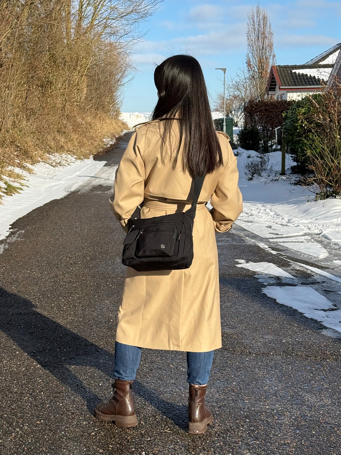 Amelie Skuldertaske i Lyseblå | MAS SELECTION