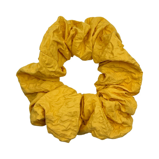 Ensfarvet Scrunchie Gul| MAS SELECTION