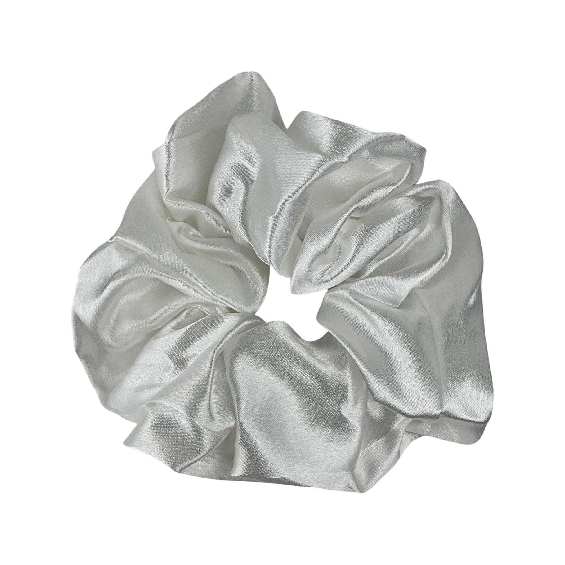 Stor Scrunchie Hvid | MAS SELECTION
