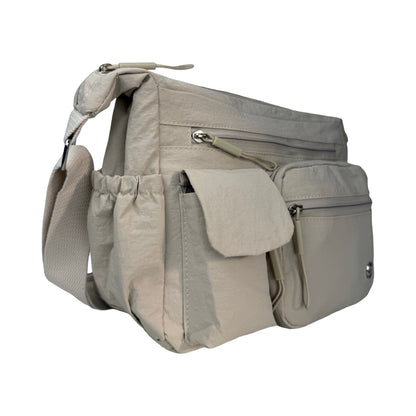 Amelie Skuldertaske i Beige | MAS SELECTION