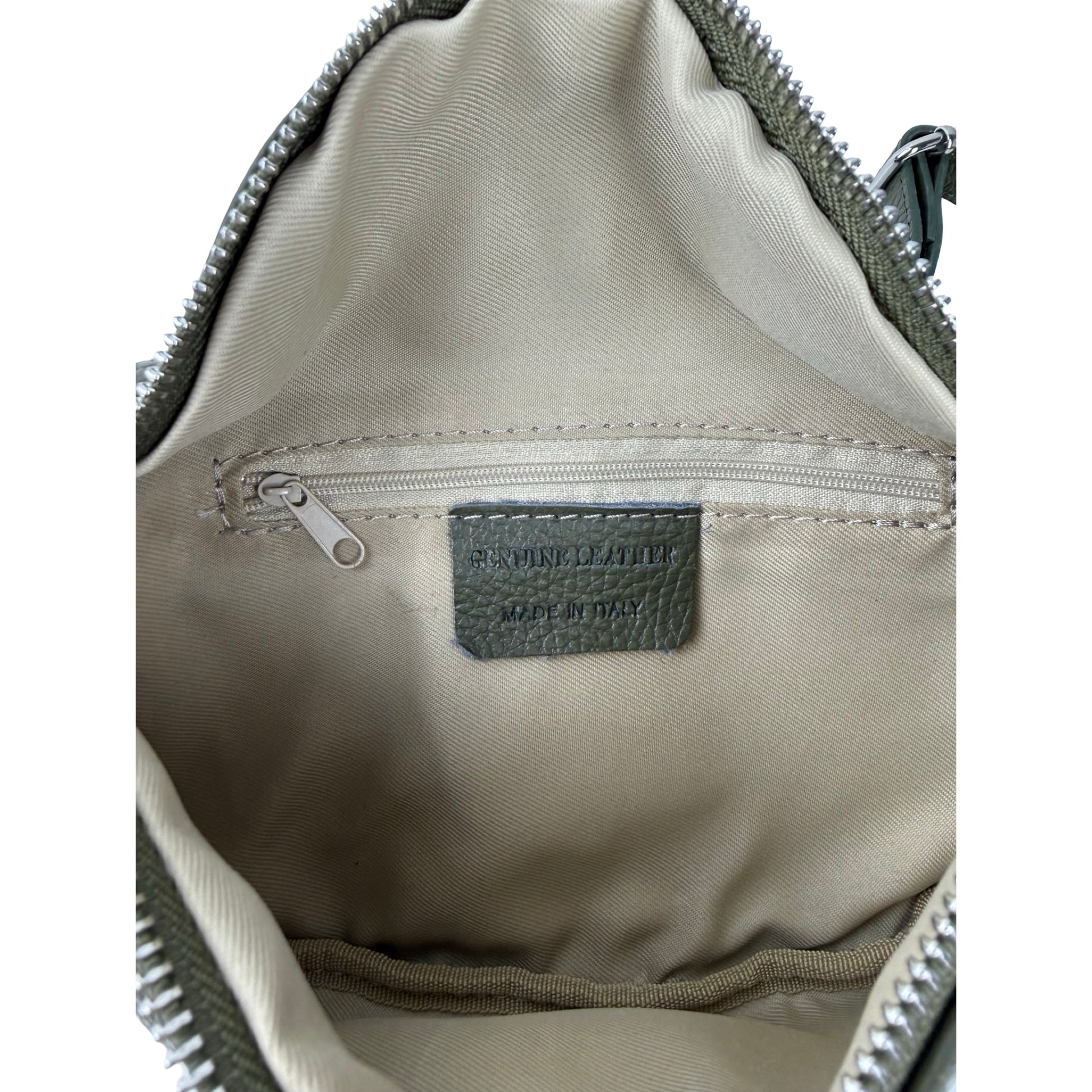 Bumbag i Italiensk Læder Olivengrøn | MAS SELECTION
