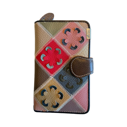 Mellemstor Damepung i Ægte Læder