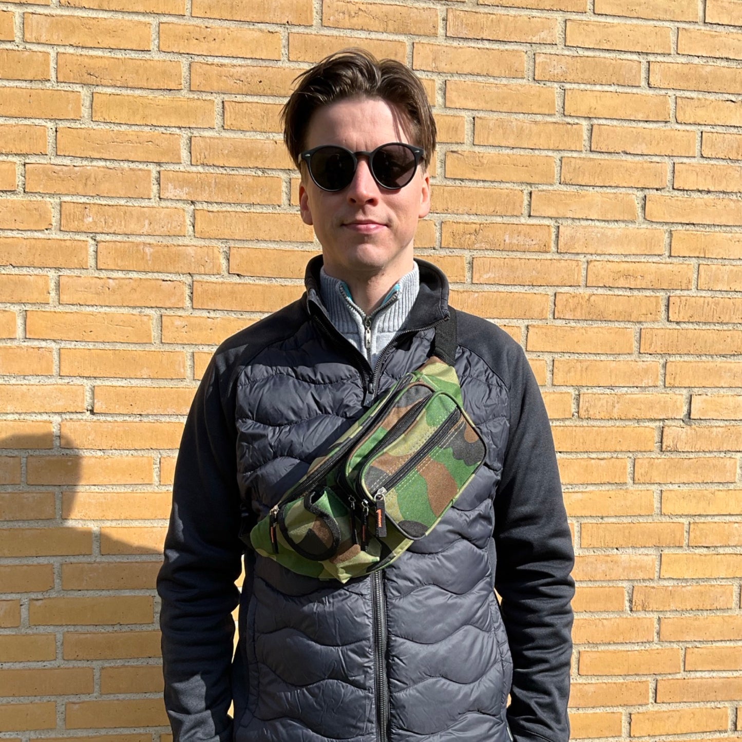 Funktionel Bæltetaske Camouflage Grøn