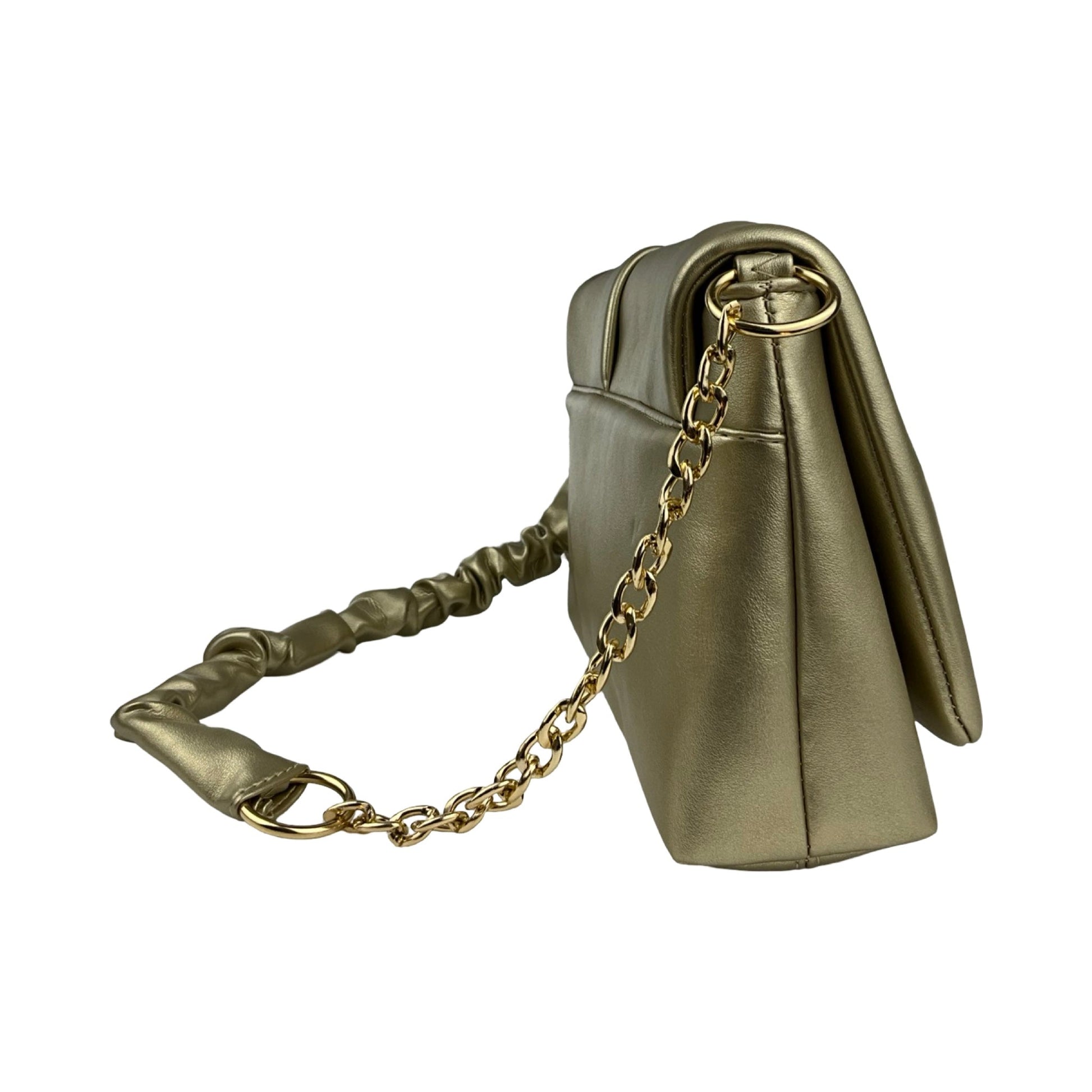 Elisa Skuldertaske Guld| MAS SELECTION