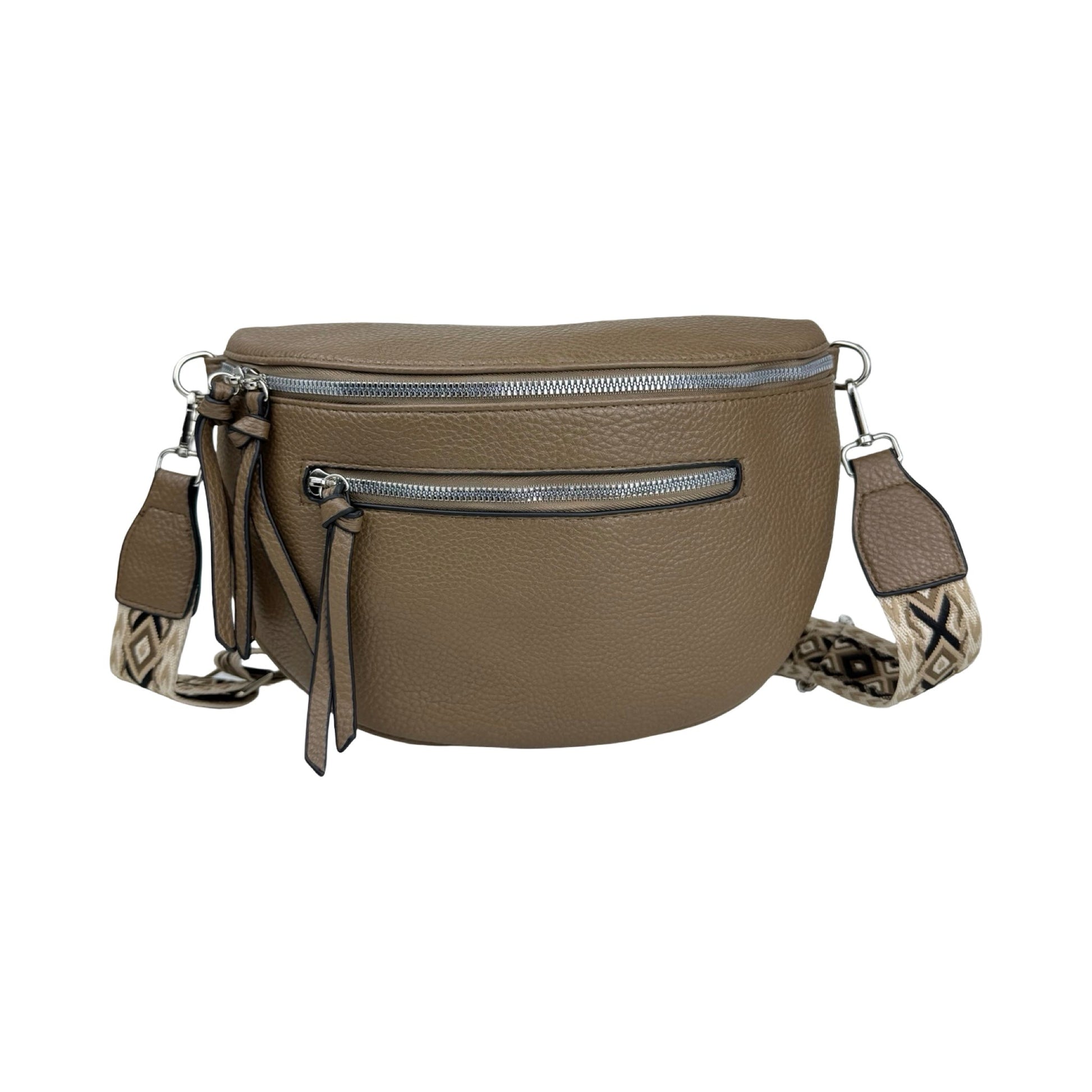 MAS SELECTION MS Bumbag forside i khaki