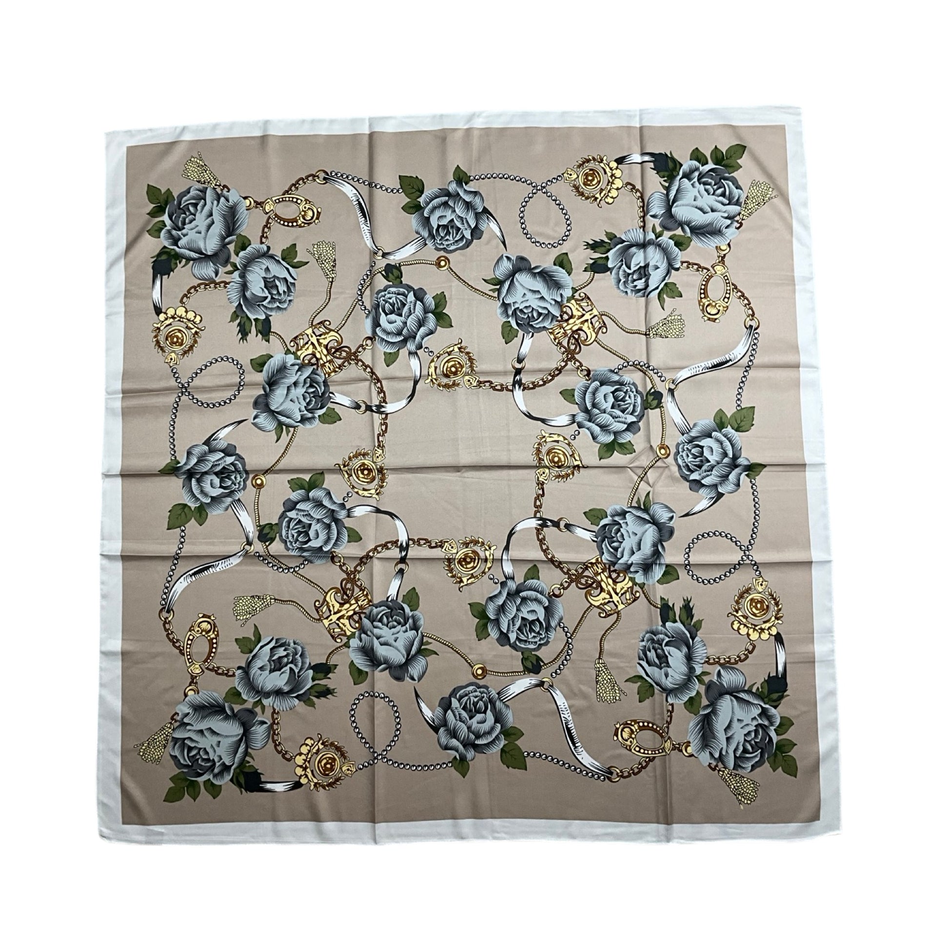 Sofia Satin Tørklæde Beige