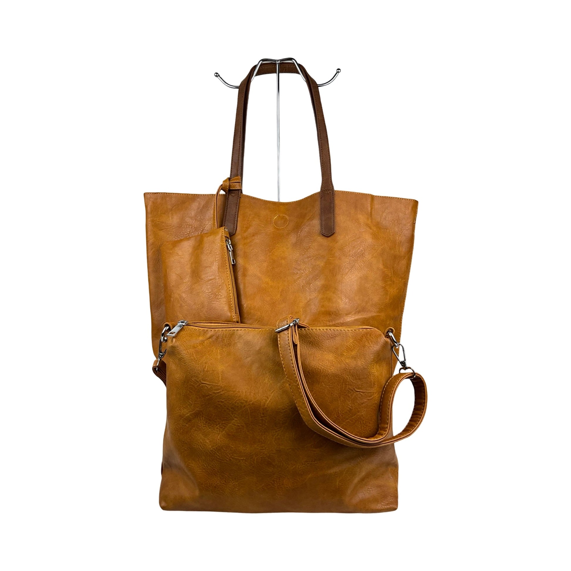 Veronica 3 i 1 Shopper Brun| MAS SELECTION