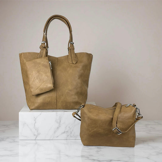 Elisa 3 i 1 Shopper Khaki