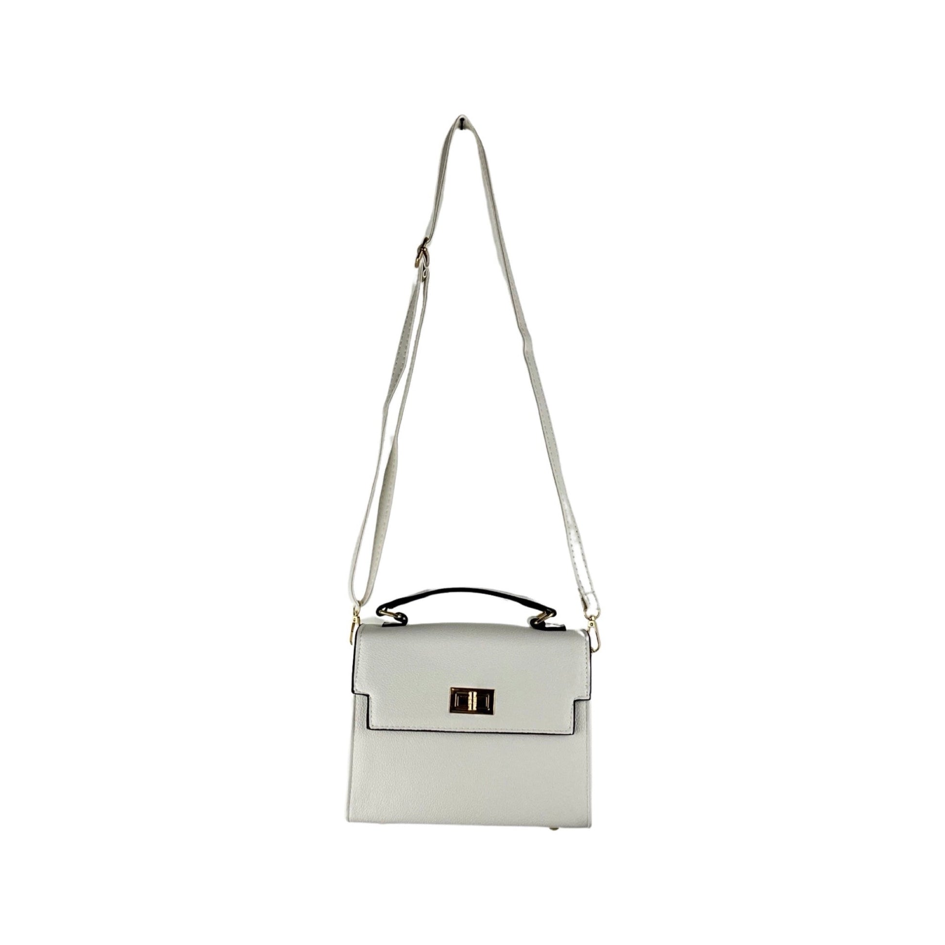 Vittoria crossbody-minitaske hvid| MAS SELECTION