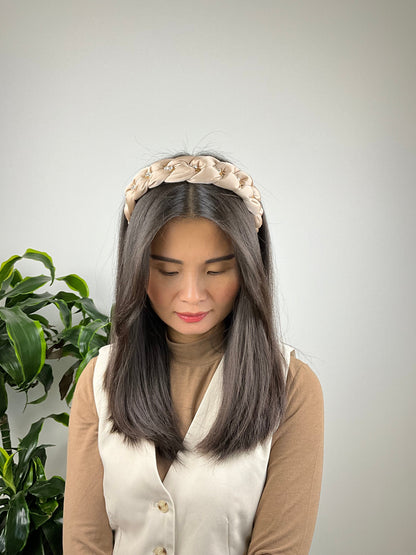 Hårbøjle med Diamant Beige| MAS SELECTION