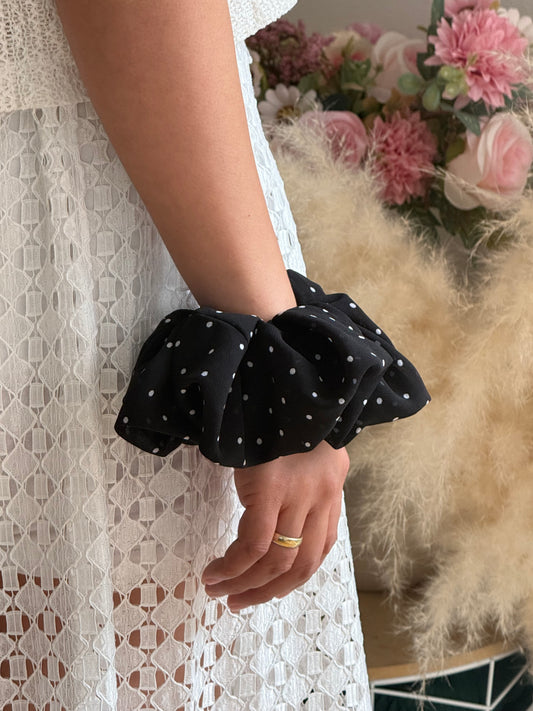 Stor Scrunchie Polka Dot Sort