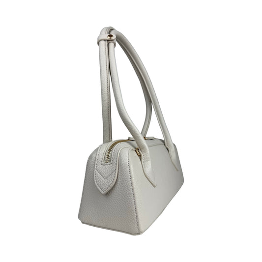 Olivia Skuldertaske i Creme