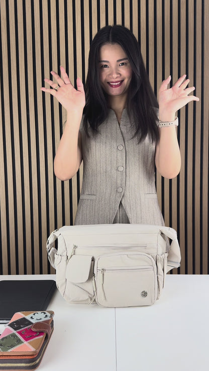 Amelie Skuldertaske i Lilla