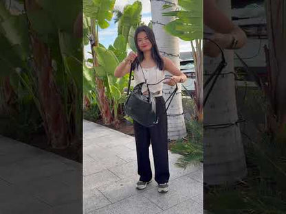 Multifunktionel Rygsæk og Skuldertaske Sort